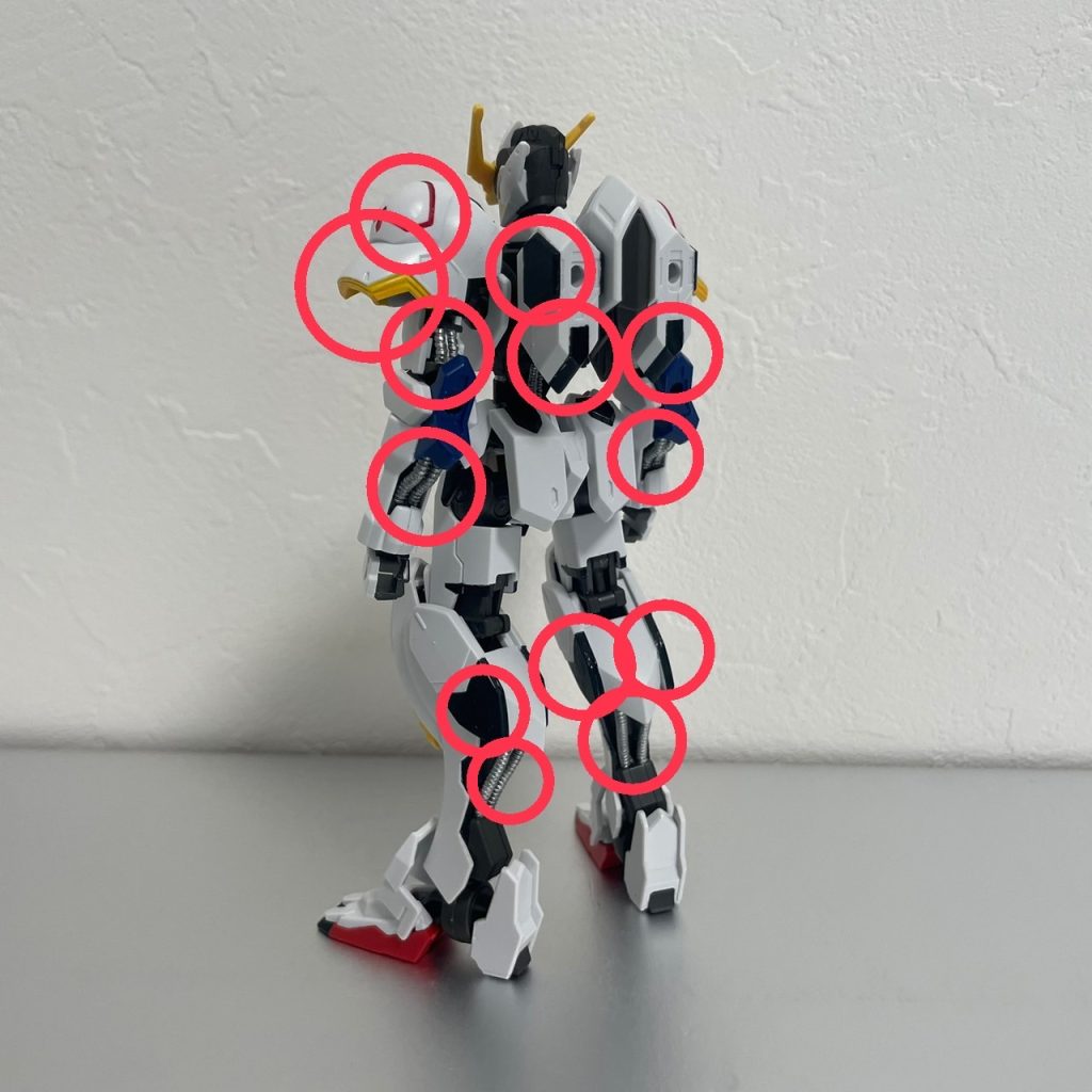 塗装箇所　後ろ側です。