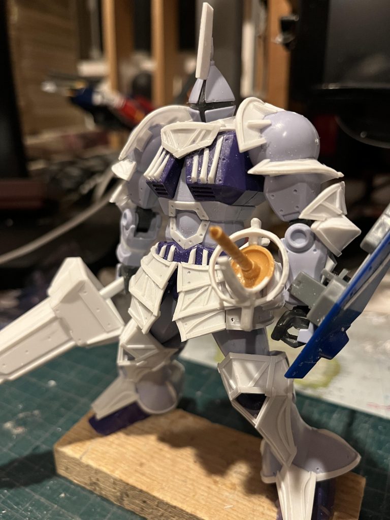 各部のディテールを追加。