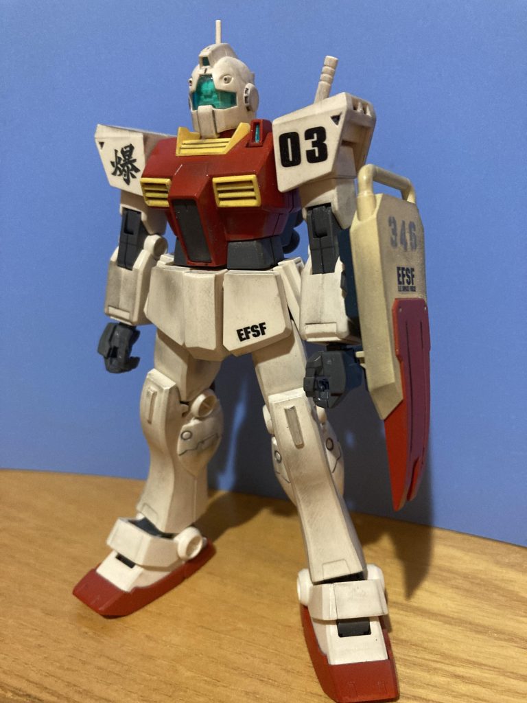 素立ち。スペースフォース設定ですがあえて陸戦シールド装備