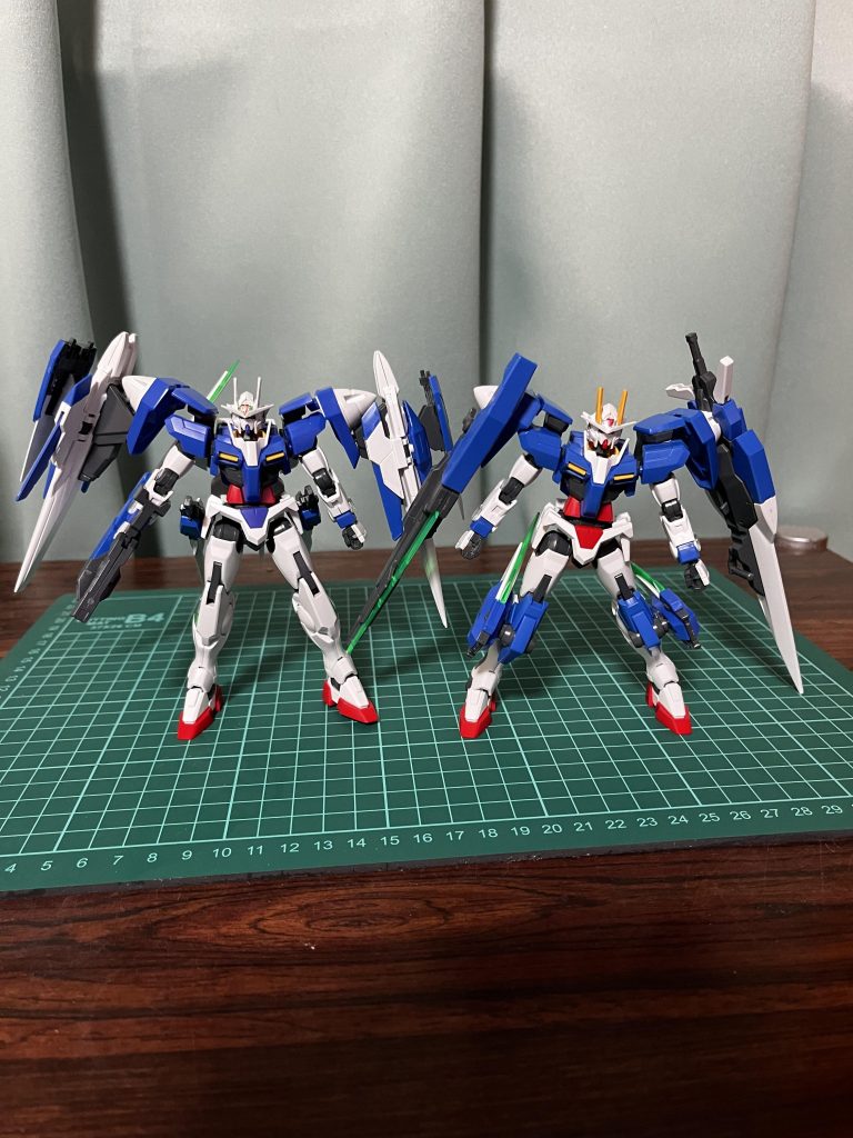 セブンソードとオーライザーを並べてみた。