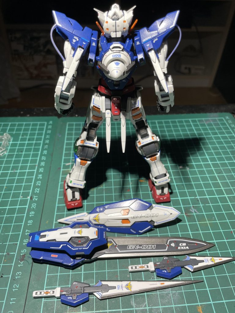 MG ガンダムエクシア–2枚目/制作者：とるてぃ@trtysm