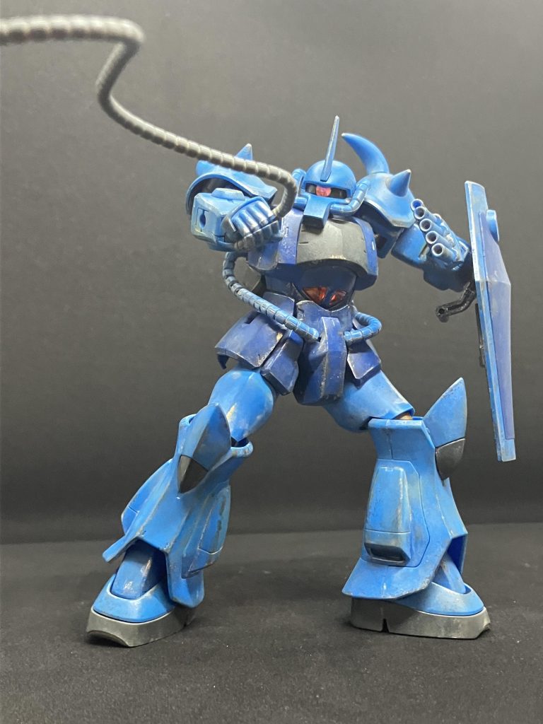 若干の部分塗装と、合わせ目消し(完全には消えて無いが…w)と、後は、「タミヤ　ウェザリングマスター」と「クレオス　ウェザリングカラー」の使用ですね。