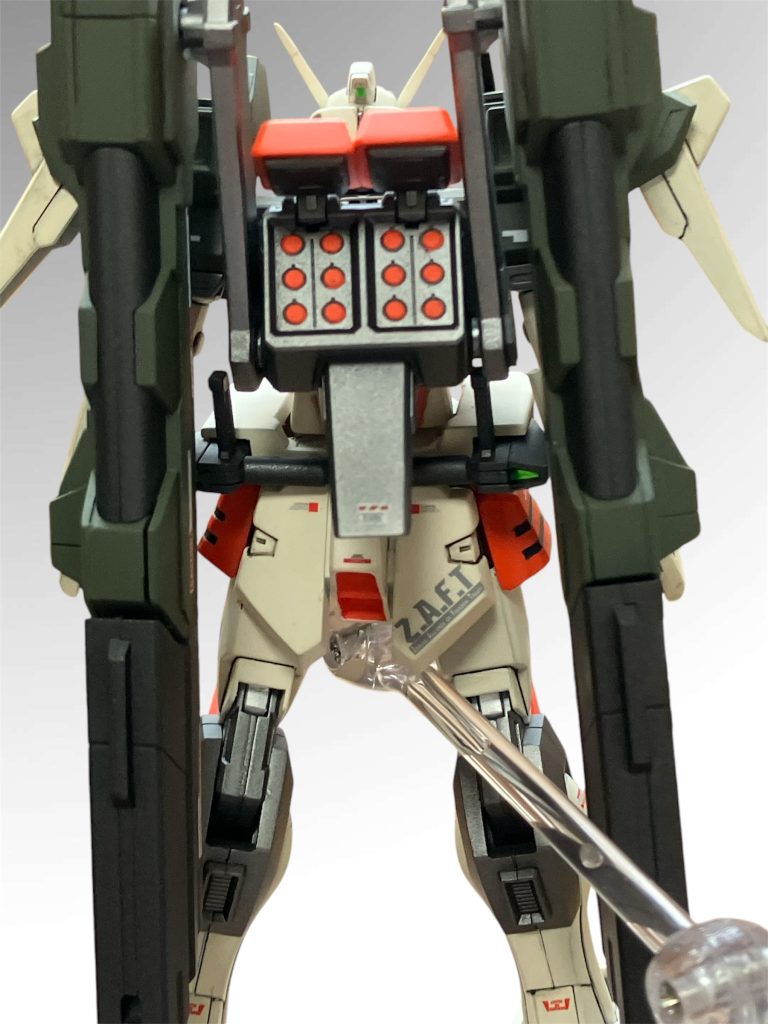 背中の塗り分けも頑張ってみました