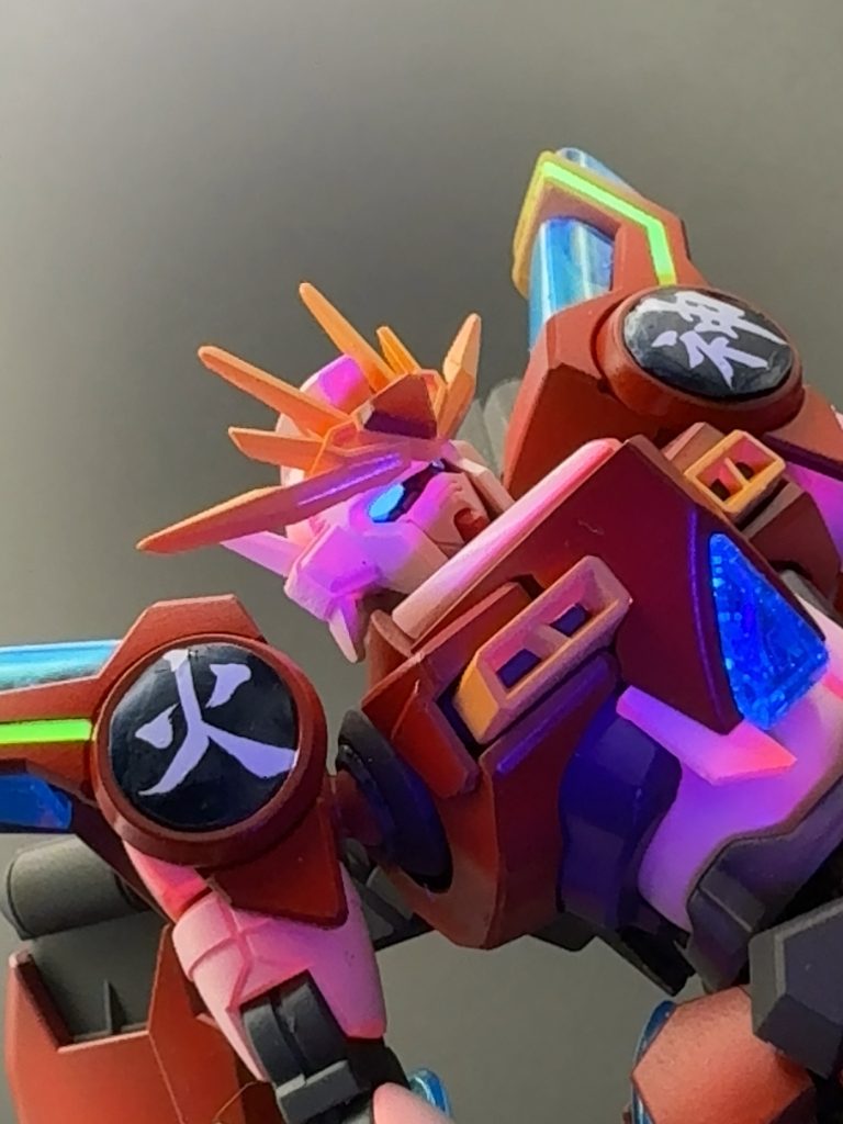 神バーニングガンダム–5枚目/制作者:@jiyu_nitsukuruきあい模型