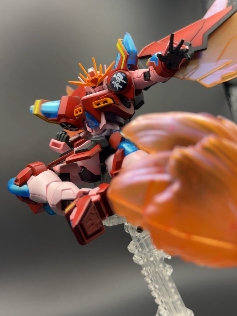 神バーニングガンダム–7枚目/制作者:@jiyu_nitsukuruきあい模型
