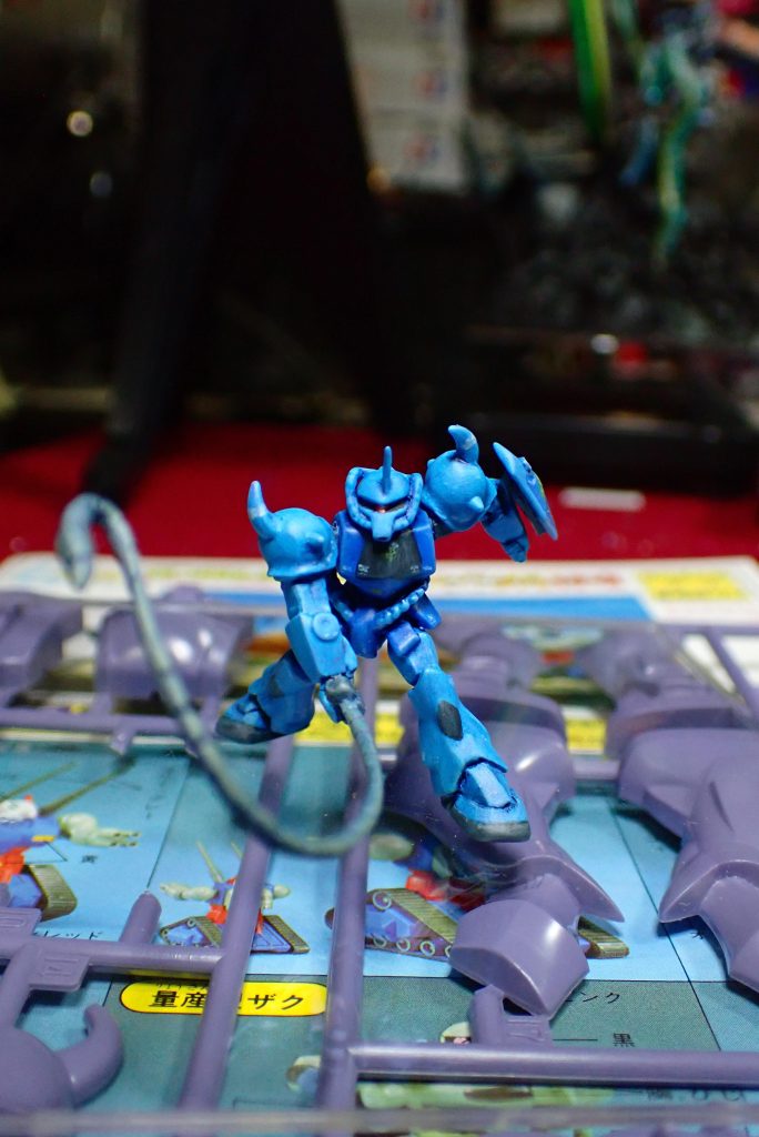 グフの日用に慌てて制作しましたが、せっかくなので最終的には箱絵再現したいと思います。