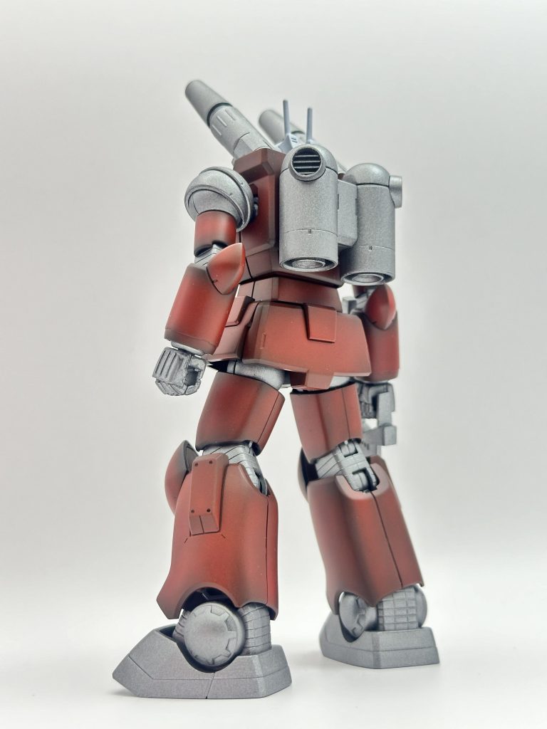 グラデ塗装だと重量感でてガンキャノンに合ってて良き。