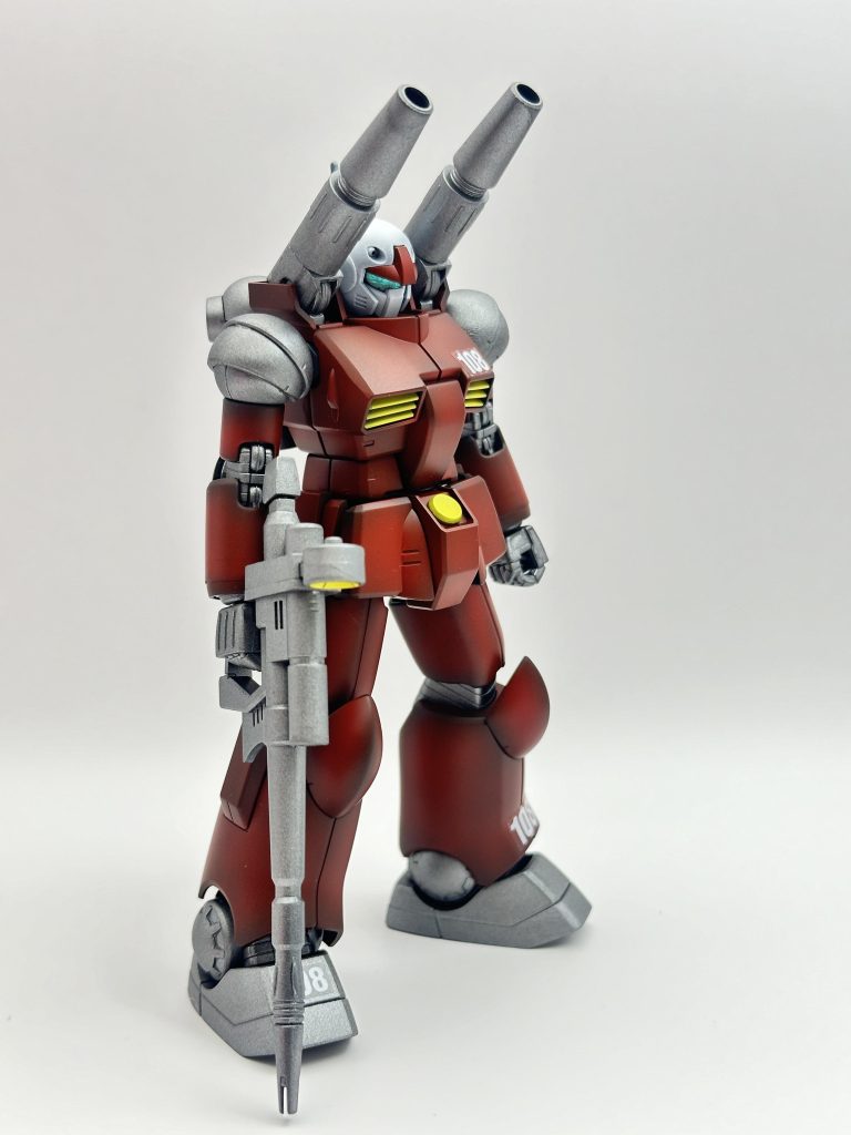 作りは簡単だったので表面処理や塗装もすぐ終わり。合わせ目処理が一番時間かかったかも。