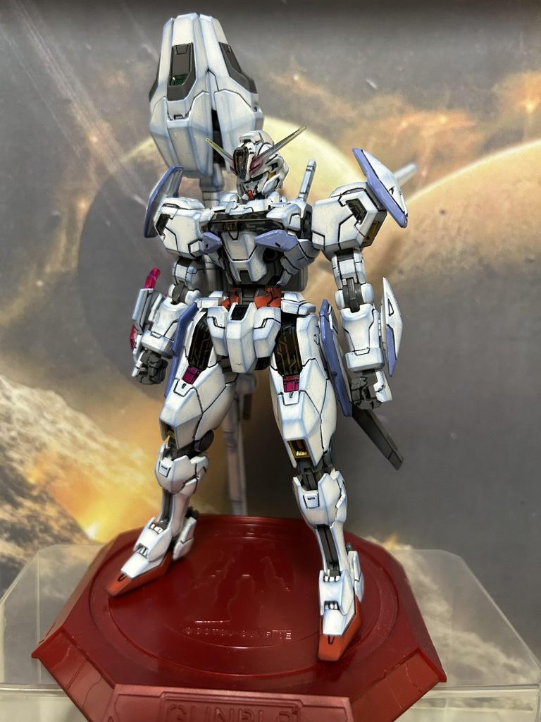 ウェザリングはパーメットスコアを少しでも表現出来ればとあえて青色にしました。