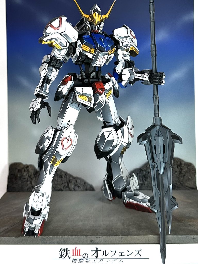 背景、台座を製作してヴィネットにしています。