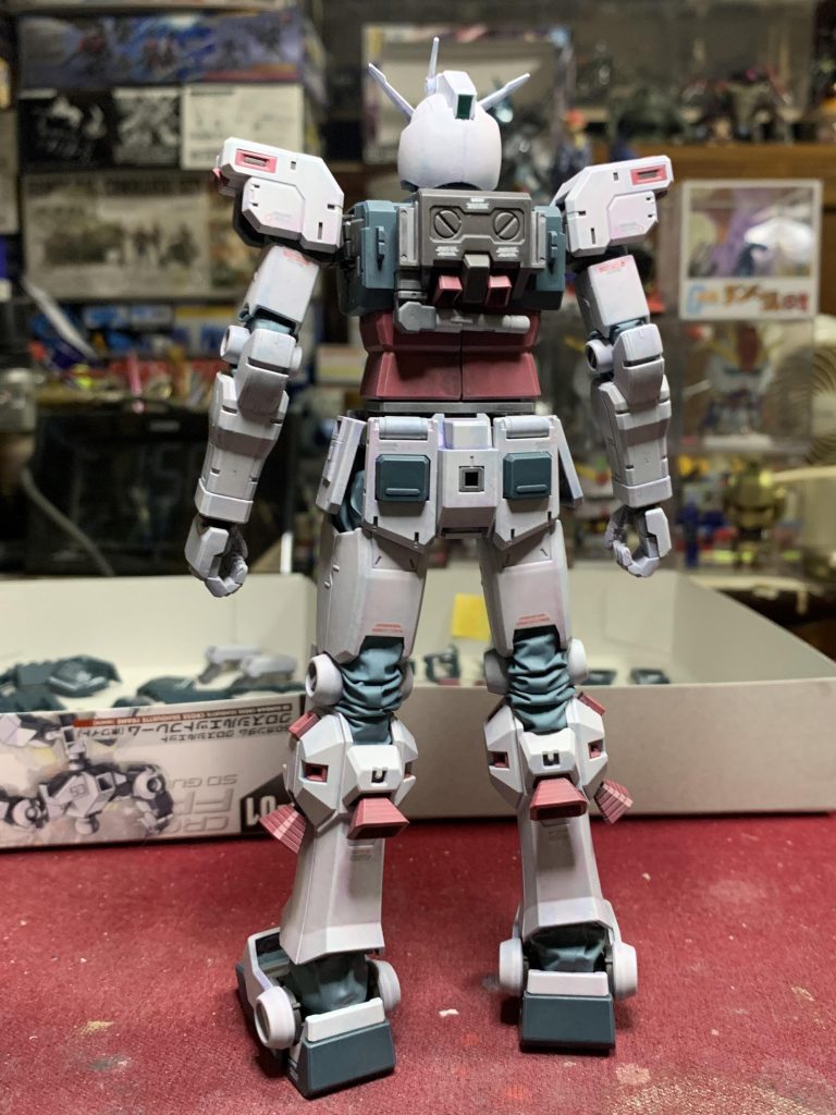 スミ入れはしていませんが、ドライブラシはやってます。