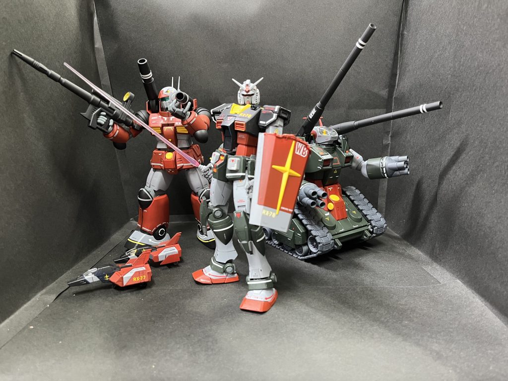 三体並べるのがとりあえずの目標でした！