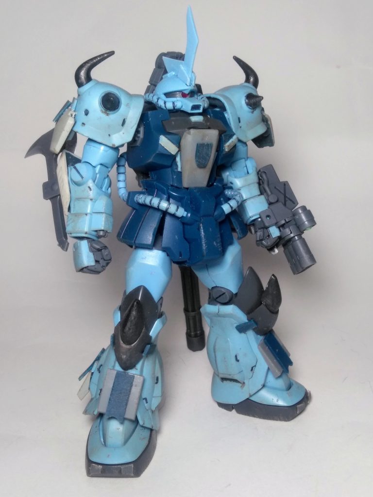 『ルッキールー中隊〔天斗朝靄特務中尉〕』が軍上層部の命令で身を寄せる           『デラーズ フリート』           その『デラーズ フリート』に支援協力する地上組織『ナ・イショ』が『トリントン基地』付近に存在します。其処には『MS-07B3e  グフ カスタム H』なるモビル スーツが・・・と、云うわけで妄想『 0083 ナ・イショ基地 ver,』を   晒してイコうと思います😤