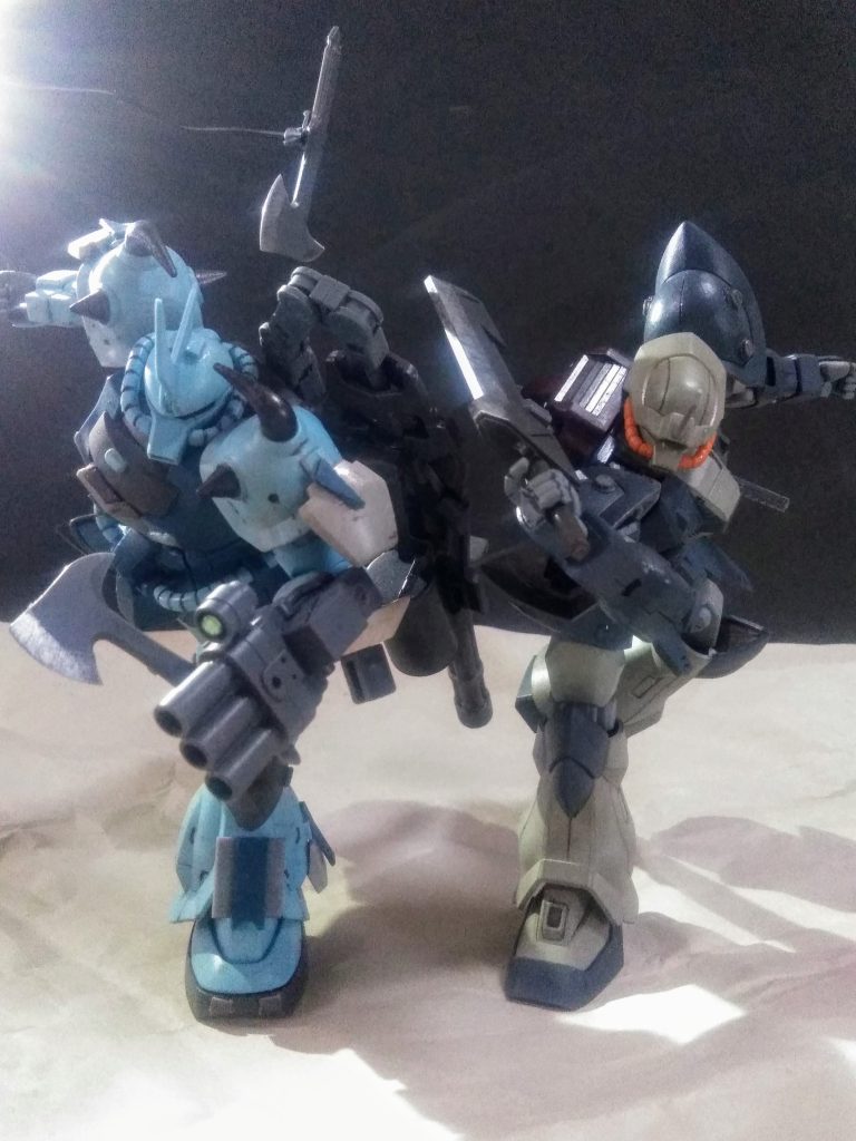 かつての部下で在る「イフリート搭乗の天斗朝靄特務中尉」と共闘 😭💦💦二人は阿吽の呼吸で戦場を駆け抜ける 👍😍💕