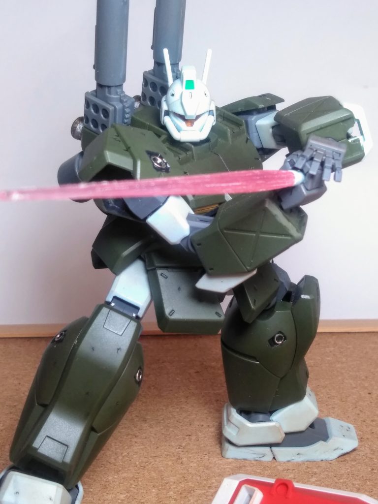 それでは 何時も通りにビーム サーべル 抜刀でもシトキましょう 😁チョバムアーマーを着込んだこの子なら接近戦なんてコワク無い 😤👎ガンガン攻め込んでイキましょう😠⤴️⤴️