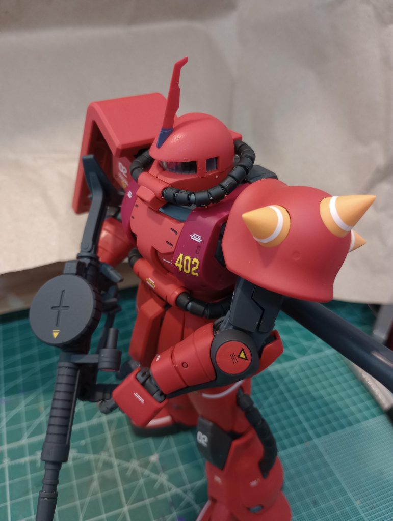 成形色とデカールだけでも十分な仕上がり。