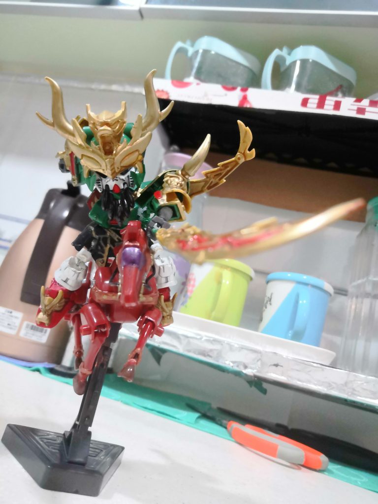 鬼牙關羽汗血寶馬–3枚目/制作者：LUNLUN（邪道可動）