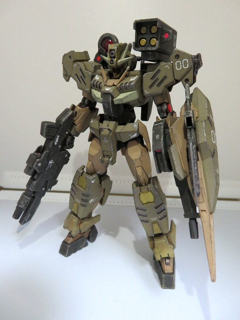 HGGBM ガンダムダブルオーコマンドクアンタ（デザートタイプ）–2枚目/制作者：らり～