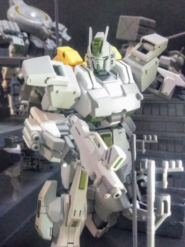 🎚️ 君の笑顔で『元気満タン』✊❗😃もしかして運命の 『My deer!?』🦌💗心のどこかで ｢｢｢虎視眈々｣｣｣ 🐯👀～🎵 いつまでも～～💕しかのこのこのここしたんたん 😍💕 ジャっ！｢｢｢無くて！！｣｣｣ 小隊編成は何時でも男の子の憧れです 😍💓💓この子は『ビルド ファィターズ トライ』の出身 🧐なので キチンと見せ場が合って製作イメージが湧き、捗りました 😁やはりMSは闘ってナンボですよね 😇🎶🎶