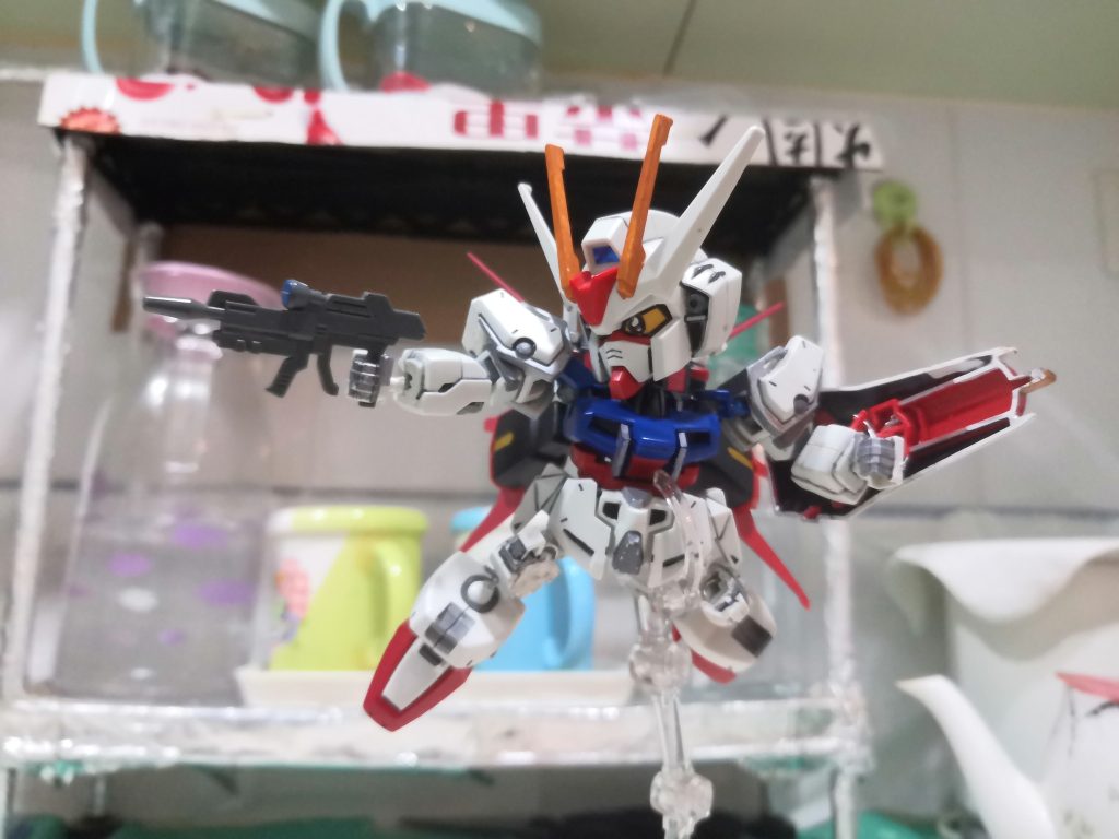 BB戦士 スーパーストライクガンダム–4枚目/制作者：LUNLUN（邪道可動）