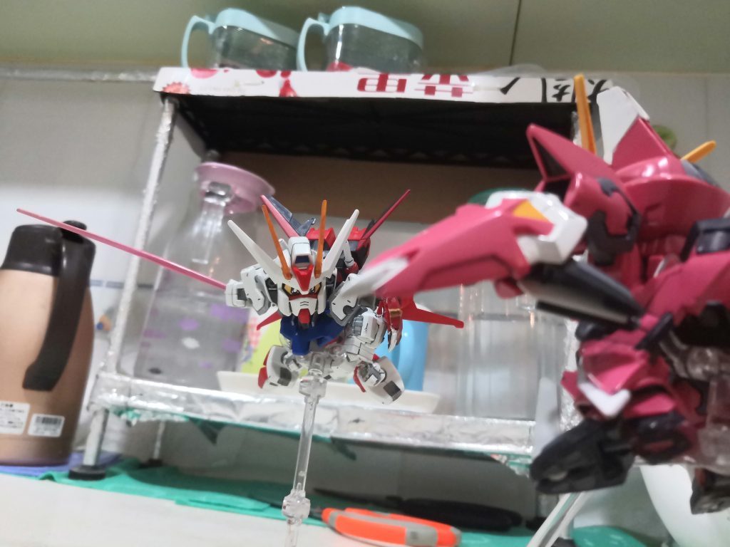 BB戦士 スーパーストライクガンダム–5枚目/制作者：LUNLUN（邪道可動）