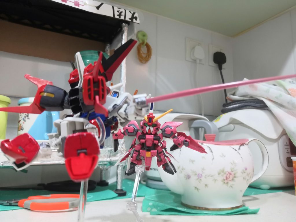 BB戦士 スーパーストライクガンダム–6枚目/制作者：LUNLUN（邪道可動）