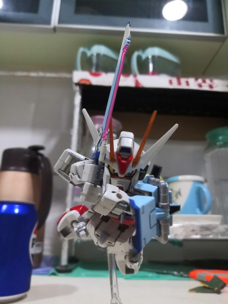 BB戦士 スーパーストライクガンダム–9枚目/制作者：LUNLUN（邪道可動）