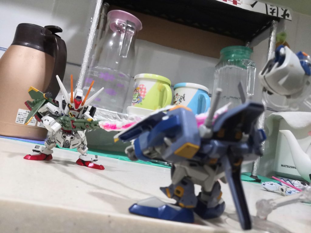 BB戦士 スーパーストライクガンダム–4枚目/制作者：LUNLUN（邪道可動）