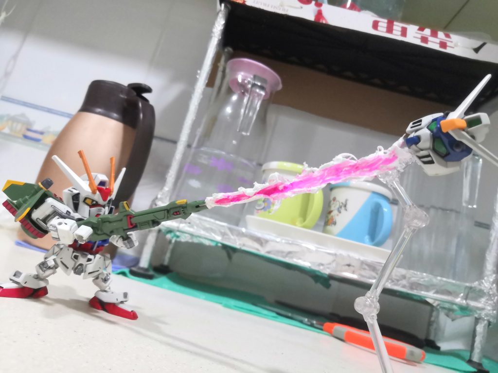 BB戦士 スーパーストライクガンダム–5枚目/制作者：LUNLUN（邪道可動）