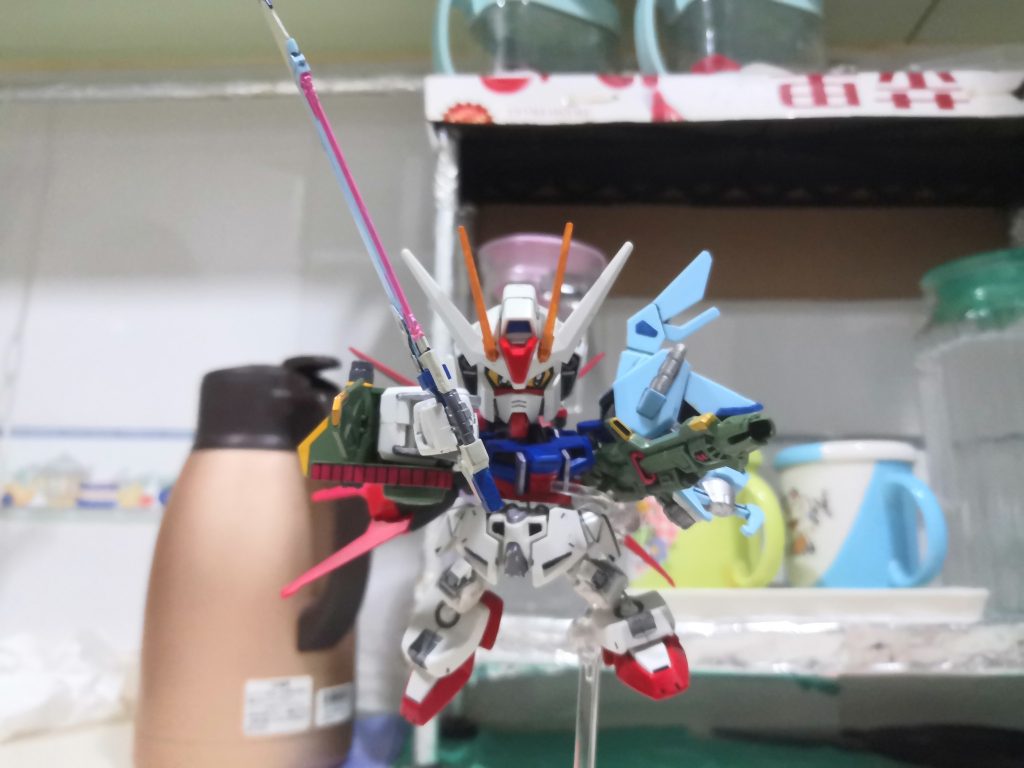 BB戦士 スーパーストライクガンダム–6枚目/制作者：LUNLUN（邪道可動）