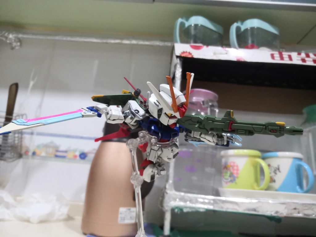 BB戦士 スーパーストライクガンダム–9枚目/制作者：LUNLUN（邪道可動）