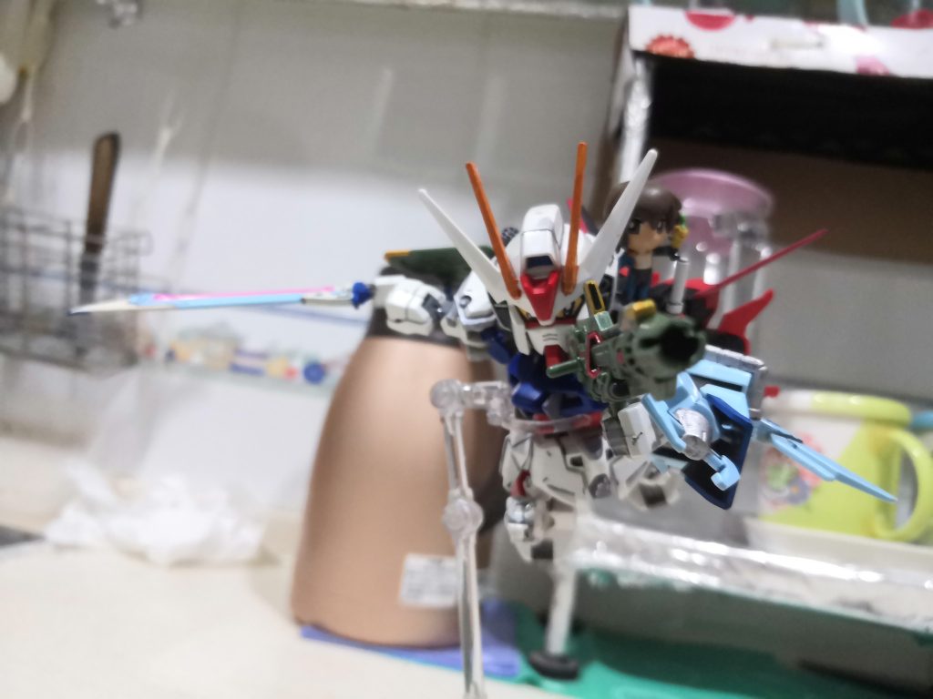 BB戦士 スーパーストライクガンダム–8枚目/制作者：LUNLUN（邪道可動）