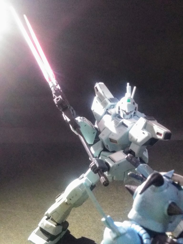 今回の『長モノ武装絶対信者』の為の布教活動は こちら 👍😆🎶🎶🎶又もや登場「ビーム スピア」あぁ!カッコいい 😍💕コンナ感じに実行です😌けっこう見せ場が造れたかなぁ 😏