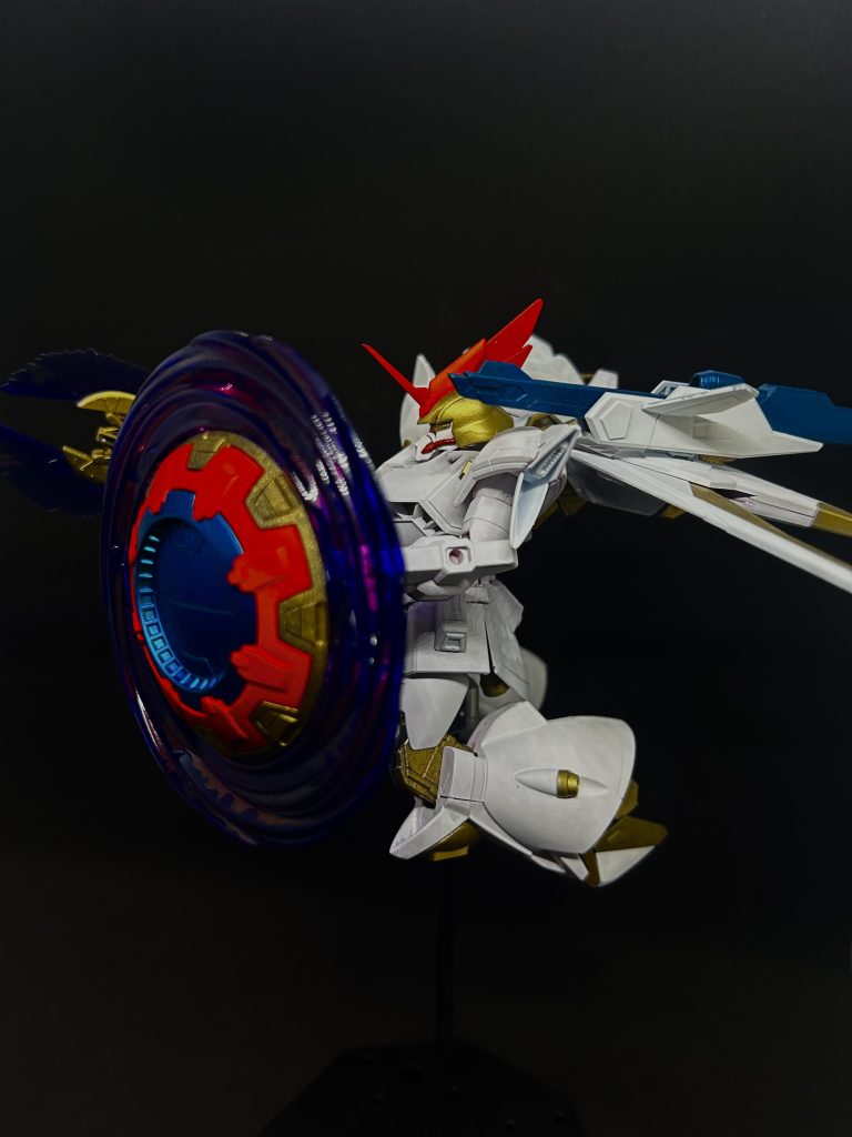 元ネタと同じ角度からの画です。今回艶消しホワイトを使用したのですが、墨入れする時に滲んでしまうのを知らなくて失敗しました。次は墨入れもバッチリ決めたいです。ここまで見てくださってありがとうございました。