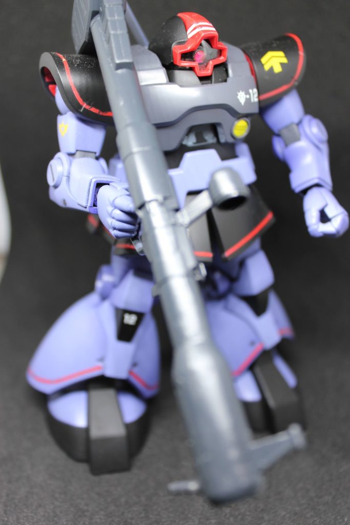 オルテガ機。トリプル・ドムセットではないので、オルテガハンマーはありません。3機同時製作は疲れますね。ご覧いただきありがとうございました。