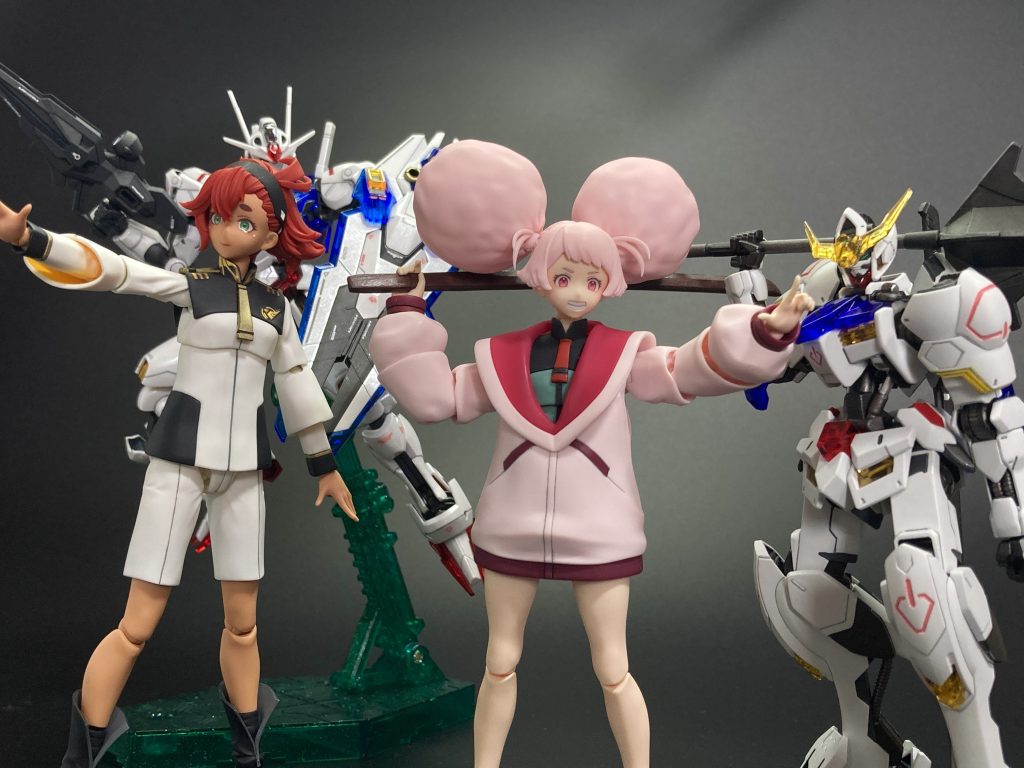 「スレッタぁ！あーしも頑駄無手に入れたぞ！ジェターク寮は鏖（みなごろし）だバカヤロウ！」チュチュと鈍器は良く似合う。つまりバルバトスも相性良いはず。