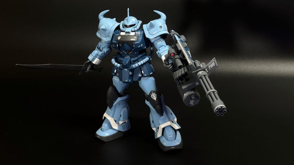 HGUC グフカスタム–3枚目/制作者：ta-koiz_blue