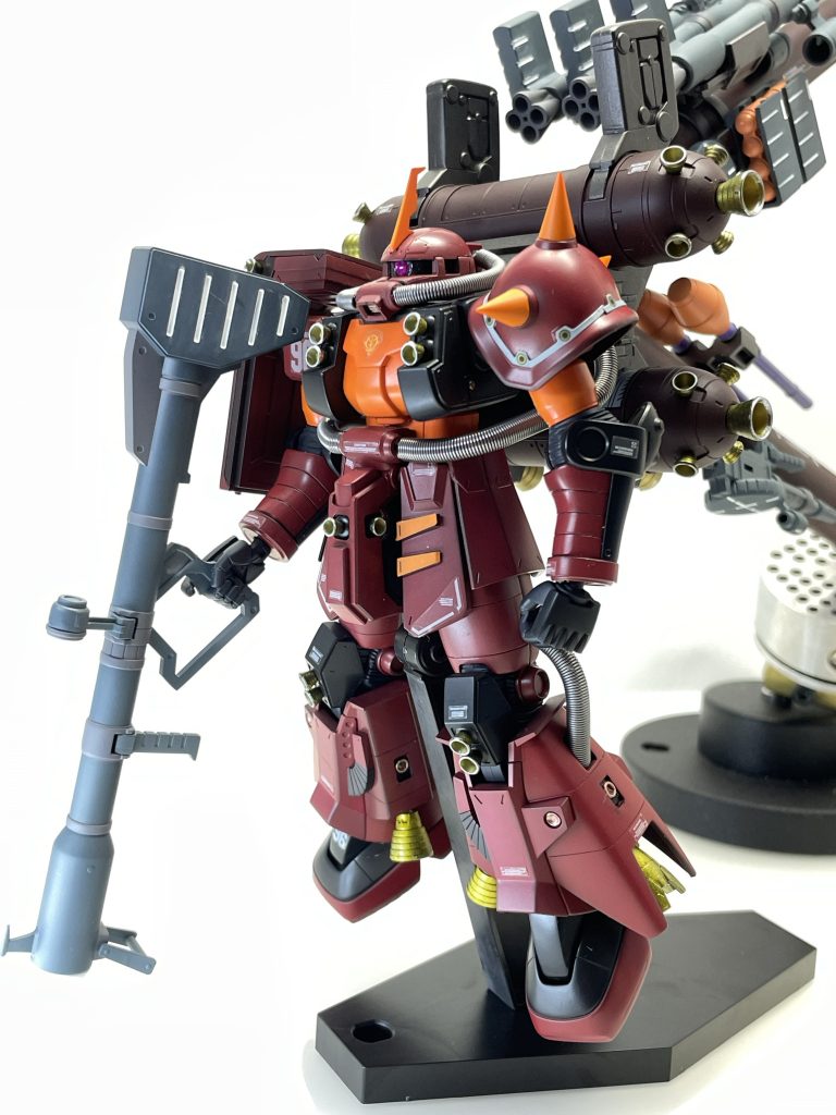 ザクにはやっぱりバズーカでしょうかね?