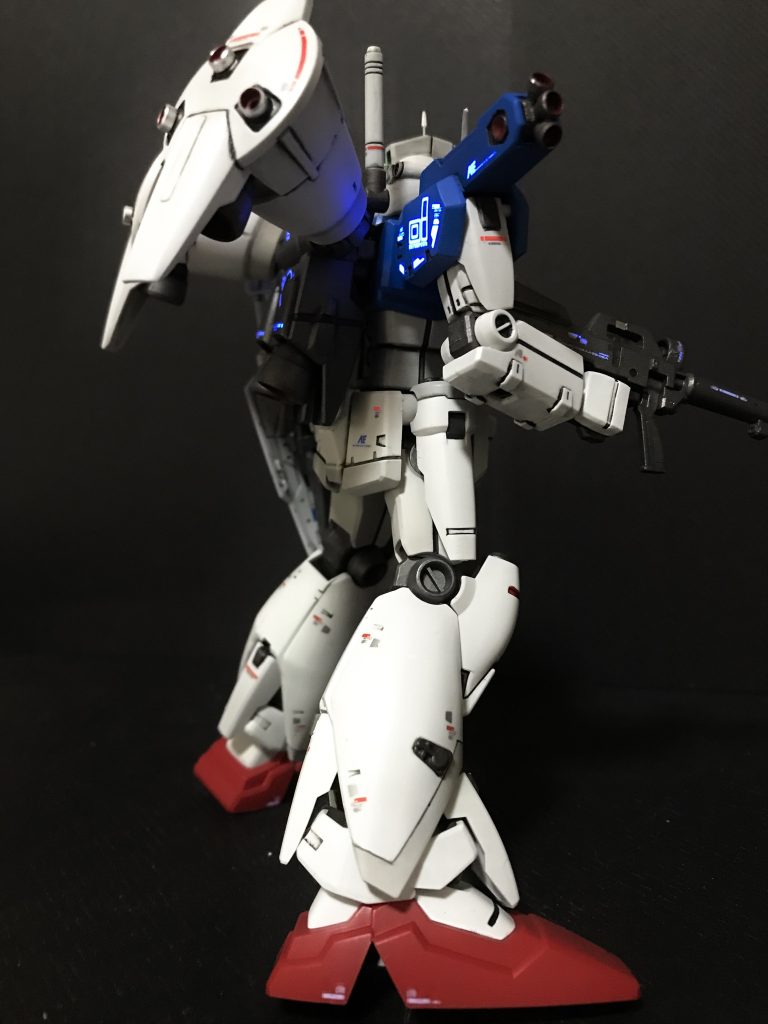 ユニバーサルブーストポットのバーニアは金属パーツに変更。