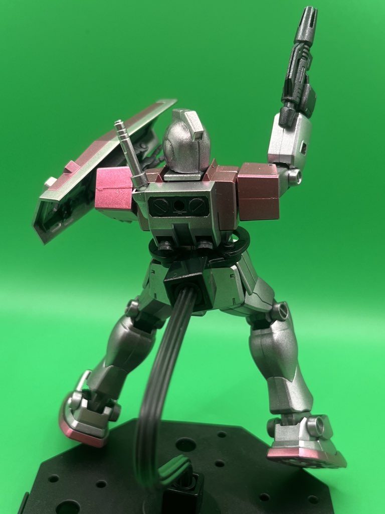 バックショットです。　後頭部の塗装漏れはご愛嬌で！