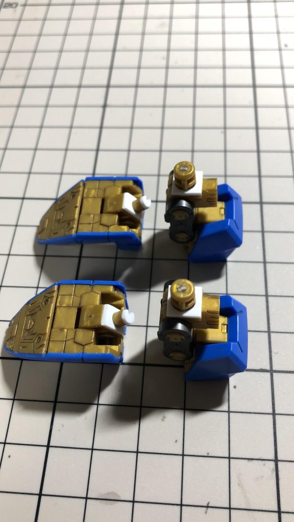 足首とソール部分の延長パーツです