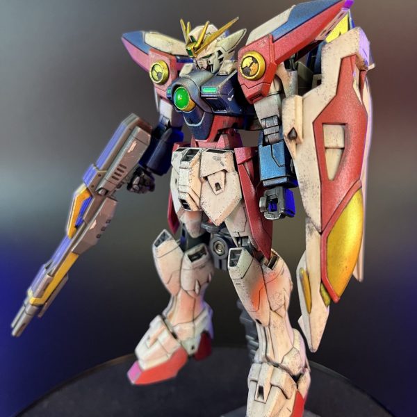 ウイングガンダムゼロ　ソリッドメタルカラーウェザリング仕上げ