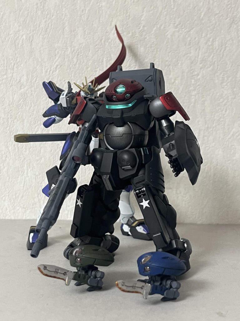 ベレー帽を着せ替えできるし”SDコマンド戦記”の犬猿雉なお供メカのオマージュっぽいからミニモアはいいよね。