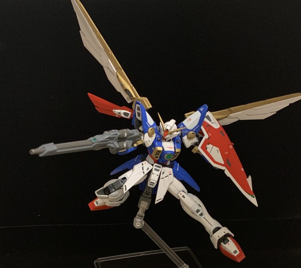 バスターライフル発射で〆。ご覧いただきありがとうございました。カラーレシピ：ゴールド：ガンダムマーカーゴールドシルバー：ガンダムマーカーシルバーガンメタ：ガンダムマーカーヘビーガンメタリック