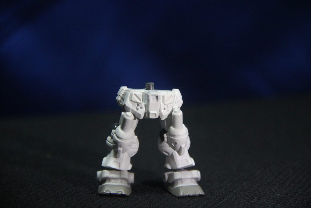 設定ではジム系がベースの下半身。頼りなさそう。