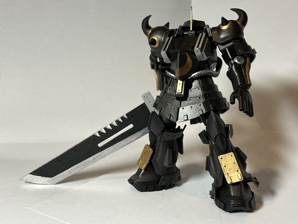 プラ板で自作したの大剣。