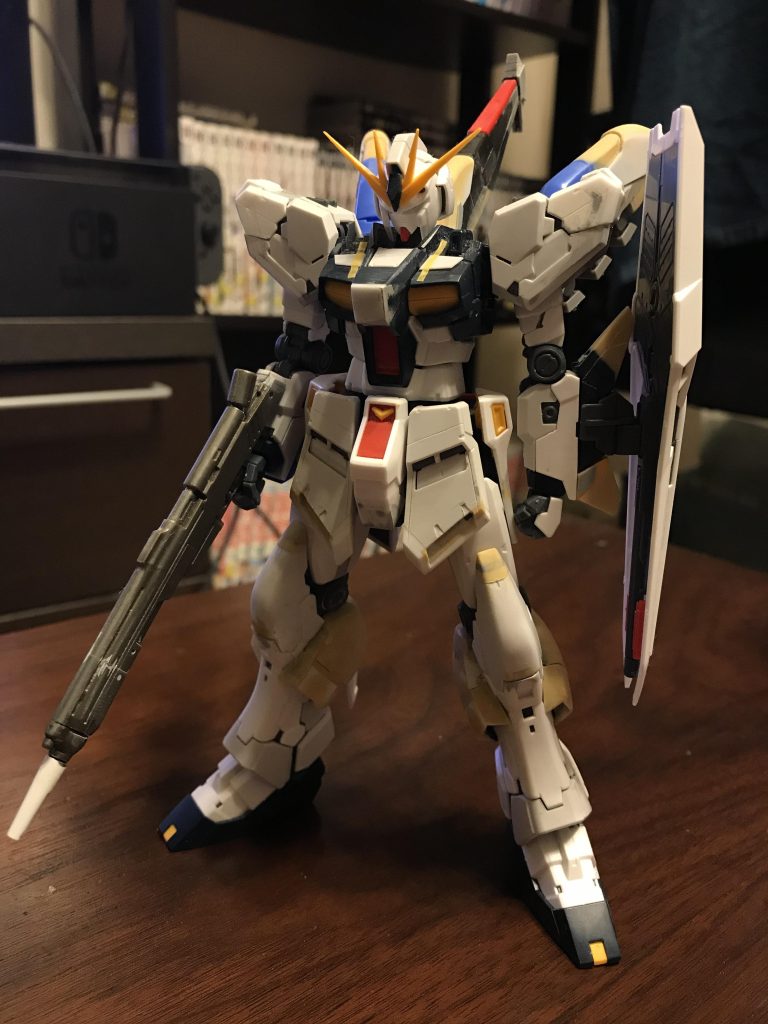 RG Hi-νガンダム／HWS装備–2枚目/制作者：@ykobari0426