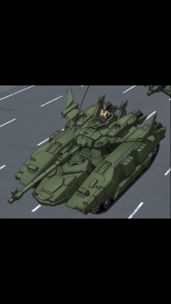 このマ・グベが乗機しているイラストに惚れていつか作ろうと思って数ヶ月、重い腰を上げ資料を調べ、他にも東南アジア仕様(第08MS小隊)の小さいマゼラ・アタックもありました結果、このイラストを参考にして作業を開始しましたが、設定通りの寸法だとこのイラストのような低重心になりませんでしたから、イラスト重視に高さだけ低くしています╰(*´︶`*)╯♡