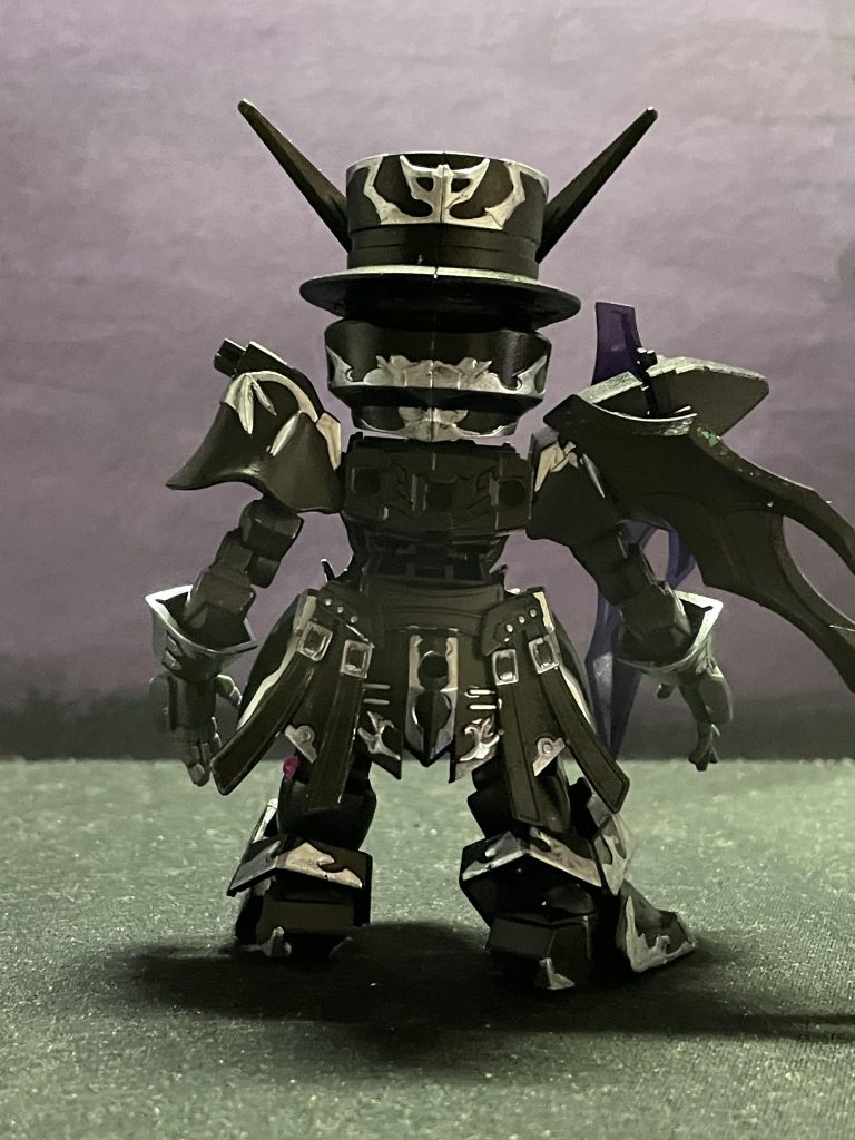 背面もきちんと塗り分け面倒でしたが途中から楽しくなってきましたw最後までご覧いただきありがとうございますm(_ _)m