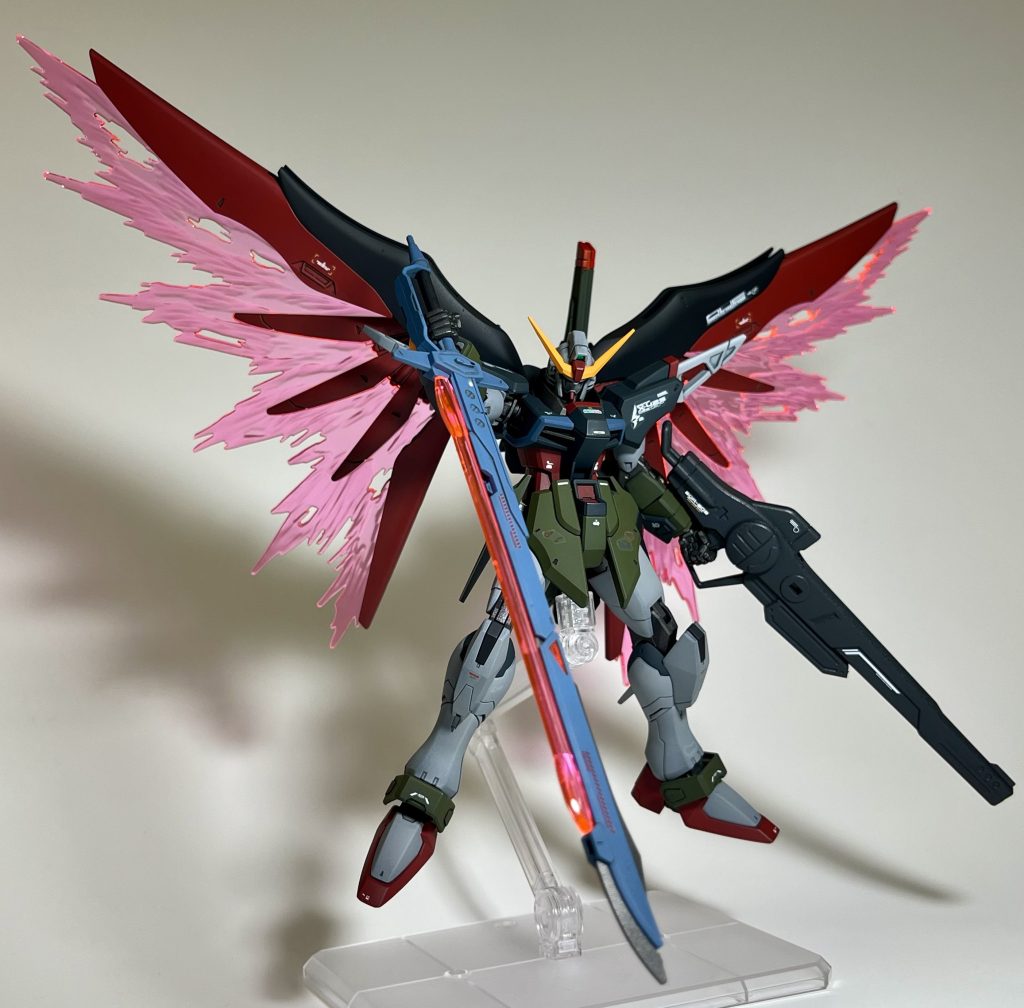 メタルロボット魂スペックIIの商品紹介ページと同じポーズで。メタロボ魂版は来週末に届きます(光の翼は買えませんでした😭)。